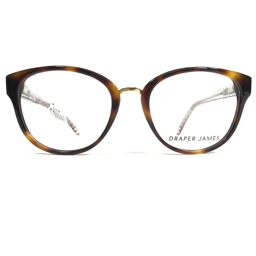 Draper James Eyeglasses Frames DJ5019 215 TORTOISE Pink Clear Square 52-18-140